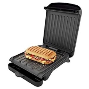 OVENTE 2-Serving Electric Indoor Grill & Panini Press with Easy Clean